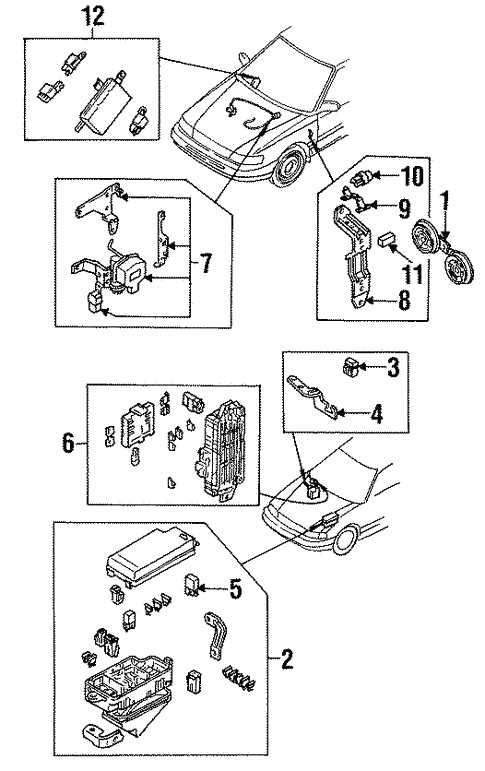 Horn for 1990 Subaru Legacy #0
