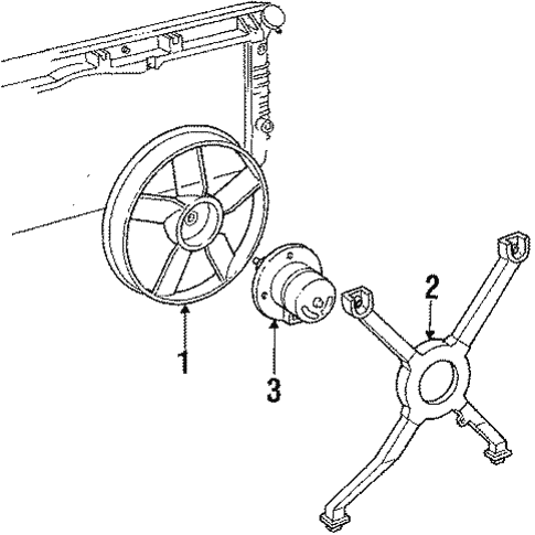 Cooling Fan for 1991 Pontiac Grand Prix #0