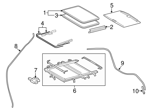 BODY/SUNROOF for 2015 Toyota Highlander #1