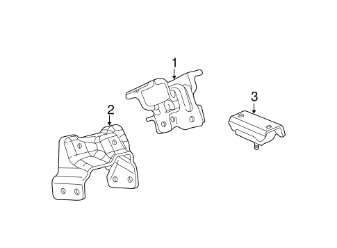 Yukon XL 2500 ENGINE & TRANS MOUNTING