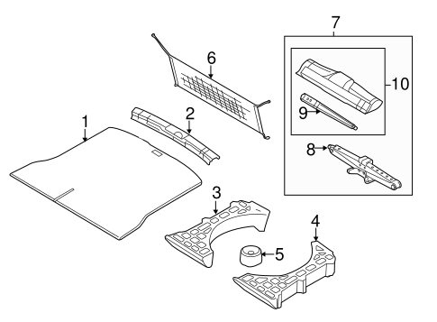Body/Interior Trim - Rear Body for 2013 Ford Edge #2