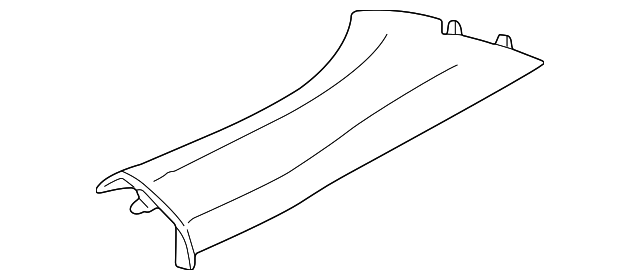 1W4Z5403598AAB Деталь WNDSHLD PLR TRIM, RIGHT