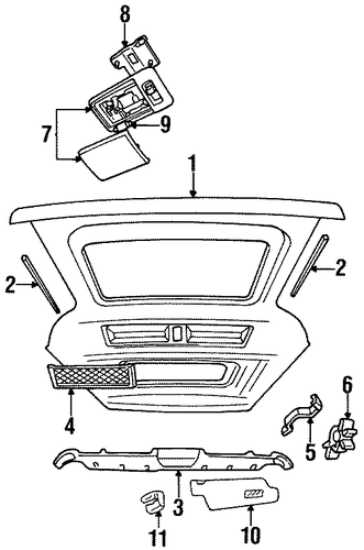 Discovery INTERIOR TRIM - ROOF