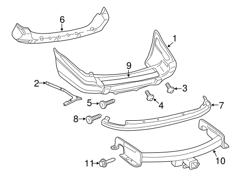 Grand Cherokee BUMPER & COMPONENTS - REAR