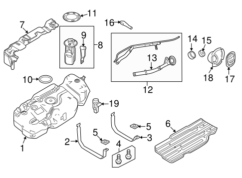 Fuel System/Fuel System Components for 2014 Ford Expedition #1
