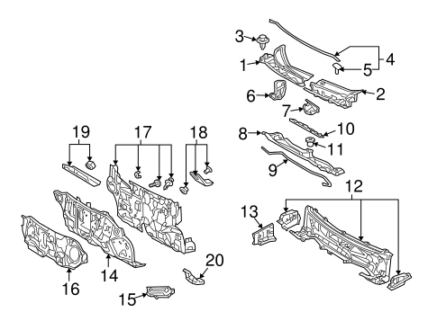 BODY/COWL for 2009 Toyota Matrix #1