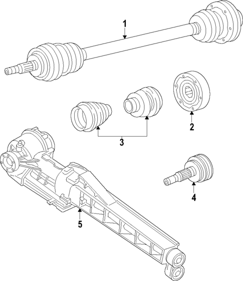 Propeller Shaft for 2016 Porsche 911 #0