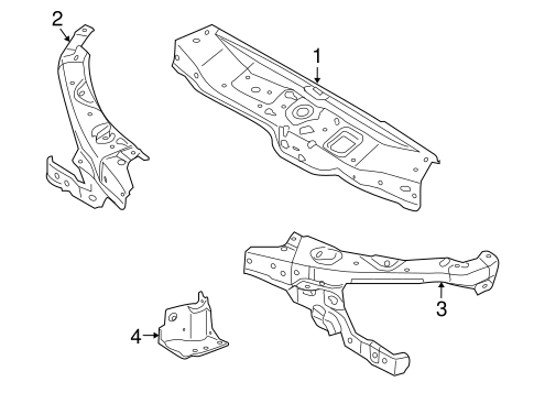 Astra RADIATOR SUPPORT