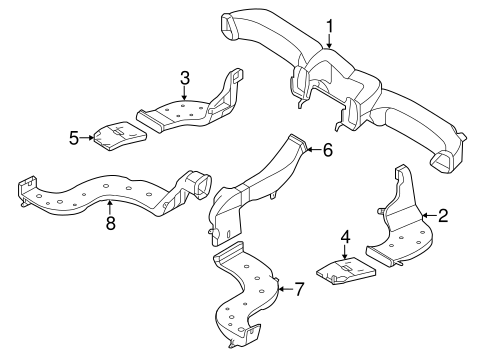 Ducts for 2015 Hyundai Santa Fe Sport #0