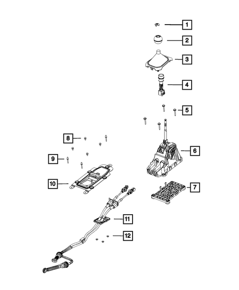 Gearshift Controls and Related Parts for 2015 Jeep Renegade #1