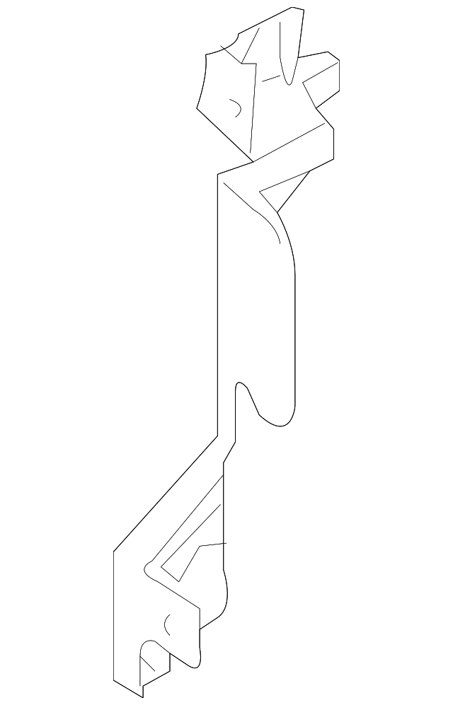 DHN500094 Деталь UPPER DEFLECTOR, LEFT