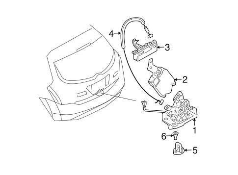 Liftgate for 2004 Nissan Murano #0