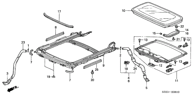 Interior/Bumper/Sliding Roof for 2003 Honda CIVIC HATCHBACK #1