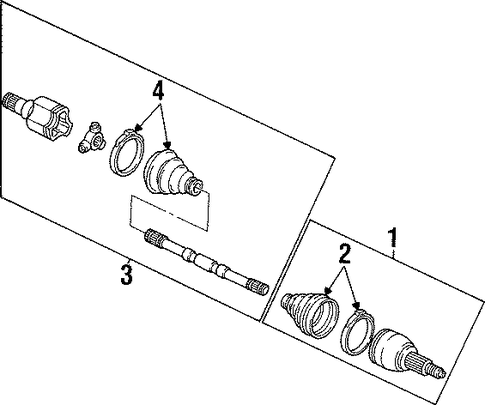 Sable DRIVE AXLES