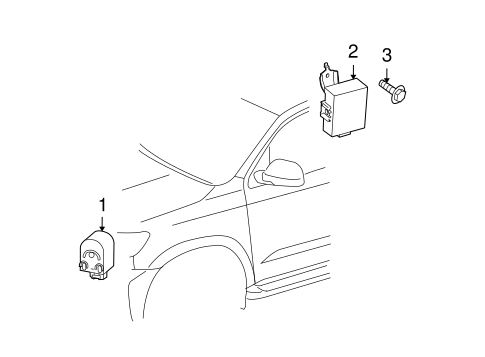 ELECTRICAL/KEYLESS ENTRY COMPONENTS for 2012 Toyota Tundra #1