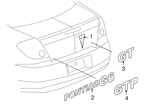 G6 EXTERIOR TRIM - TRUNK 2