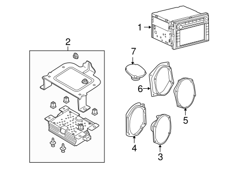 Body/Sound System for 2008 Ford Taurus #1