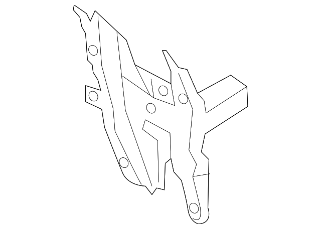 991-502-413-03-GRV Деталь SUPPORT BRACKET, LEFT