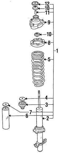 OEM Honda 51601-SS0-902 - Strut Assembly OEM Honda 51601-SS0-902 - Strut Assembly
