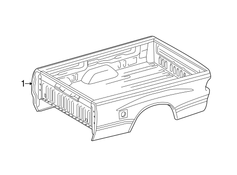 BODY/BOX ASSEMBLY for 2014 Toyota Tundra #3
