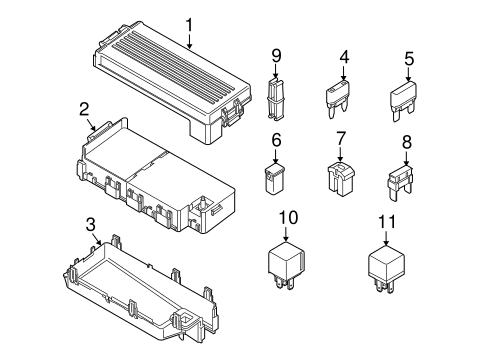 Electrical/Fuse & Relay for 2012 Ford Taurus #1