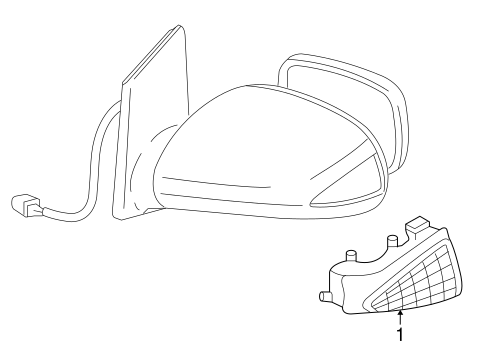 ELECTRICAL/SIDE REPEATER LAMPS for 2006 Scion xA #2