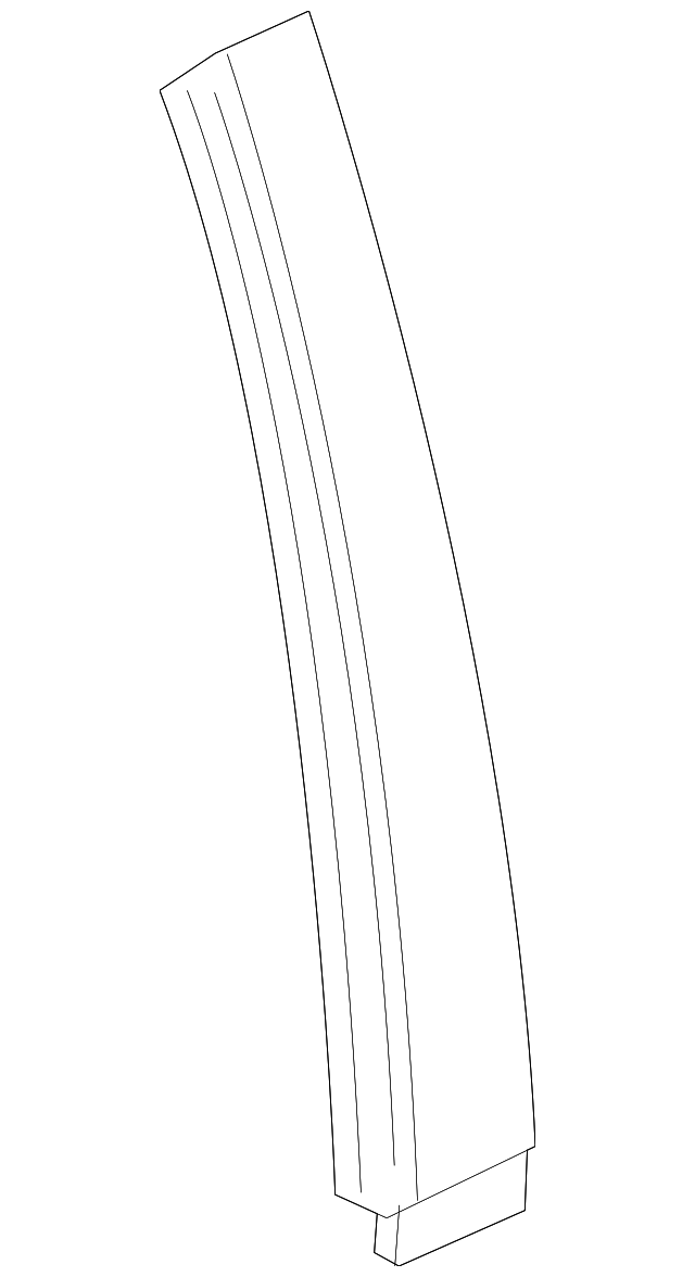2M5Z-5420555-DA Деталь WINDOW MOLDING, LEFT