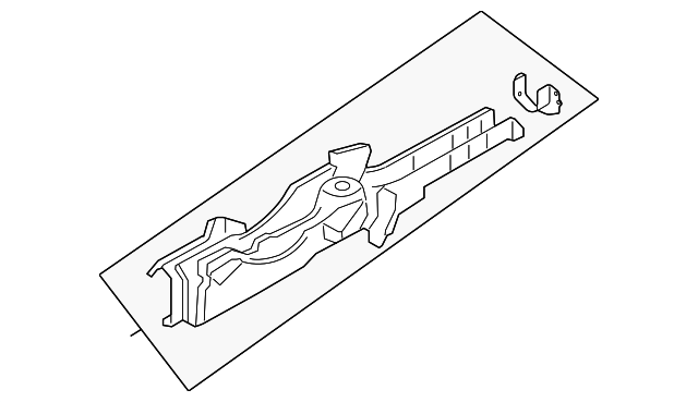 5R3Z-6310457-AA Деталь REAR RAIL, LEFT