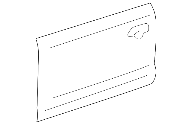 3W4Z-5420200-AA Деталь OUTER PANEL, RIGHT