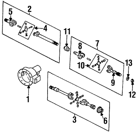 Axle & Differential for 1994 Mazda B3000 #0