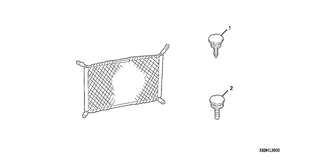 ACCESSORIES/CARGO NET for 2003 Honda ACCORD COUPE #1