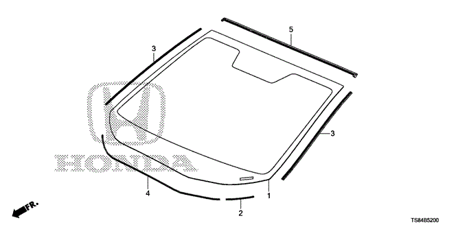 BODY / AIR CONDITIONING/FRONT WINDSHIELD for 2012 Honda CIVIC COUPE #1