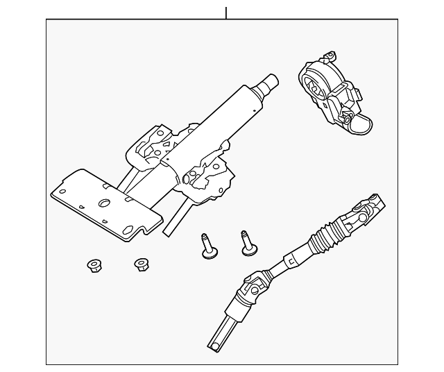 9S4Z3C529E Деталь COLUMN ASSY