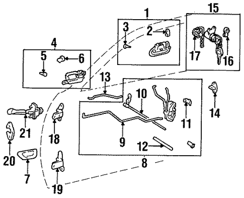BODY/DOOR for 1997 Toyota Avalon #1
