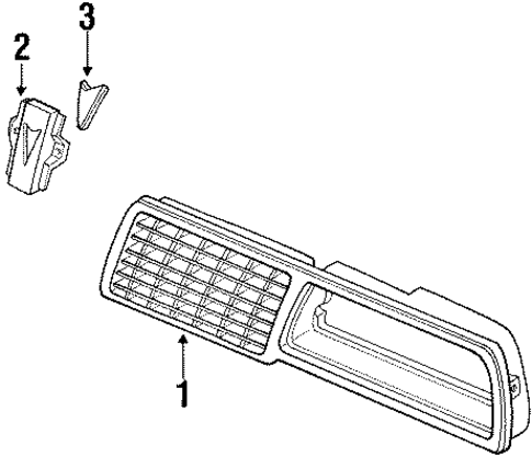 6000 GRILLE & COMPONENTS