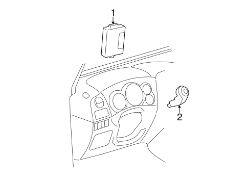 ELECTRICAL/ANTI-THEFT COMPONENTS for 2010 Toyota Avalon #2