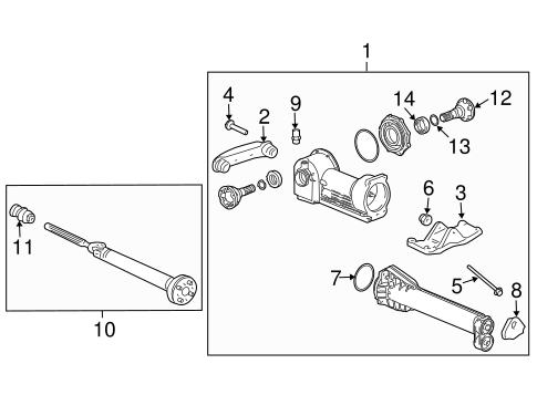 911 CARRIER & FRONT AXLES