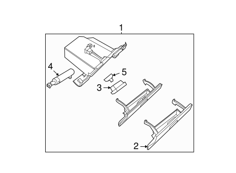 Glove Box for 2010 Nissan Sentra #0
