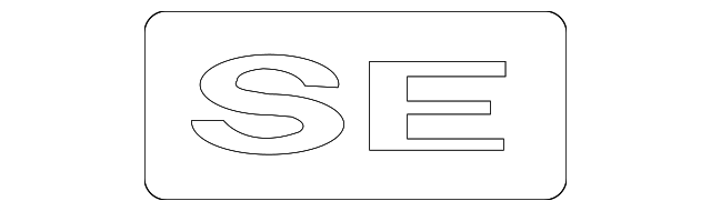 5S4Z-5442528-BA Деталь NAMEPLATE