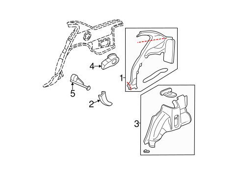 Inner Components for 1997 Chevrolet Malibu #0