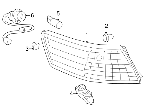 ELECTRICAL/BULBS - CHASSIS for 2009 Toyota Camry #3