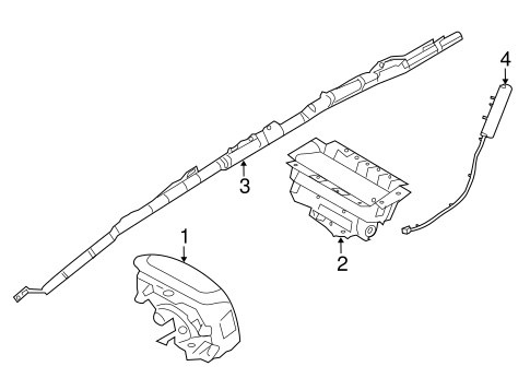 Air Bag Components for 2010 Ford Taurus #0