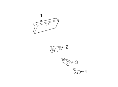 Glove Box for 2005 Pontiac Sunfire #0