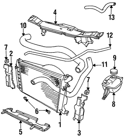 900 RADIATOR & COMPONENTS