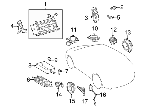BODY/SOUND SYSTEM for 2011 Toyota Venza #1