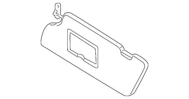 1S4Z5404104DAA Деталь SUNVISOR, RIGHT