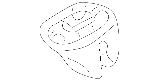 YS4Z-5404132-AAB Деталь SUNVISOR CLIP, RIGHT