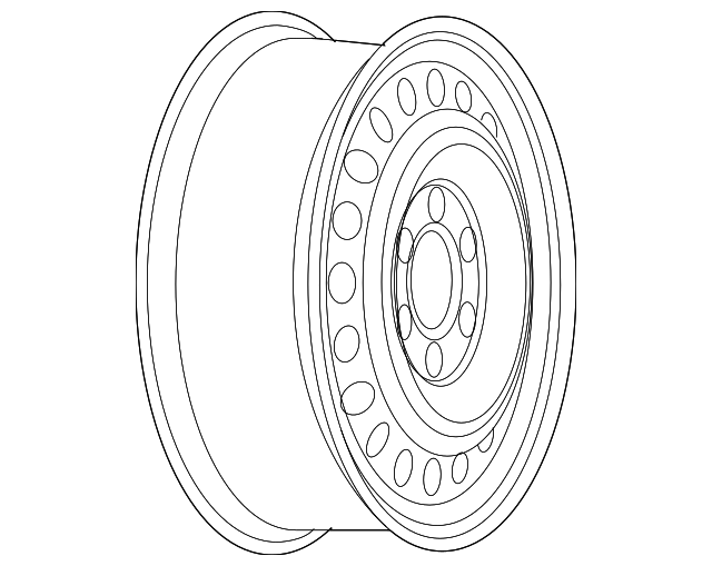 09593405 SPARE WHEEL