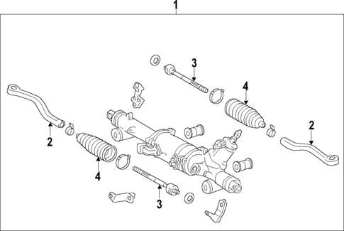 Steering Gear & Linkage for 2007 Lexus IS250 #2