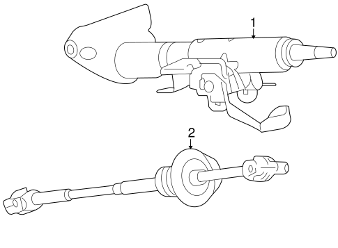 Solstice STEERING COLUMN ASSEMBLY